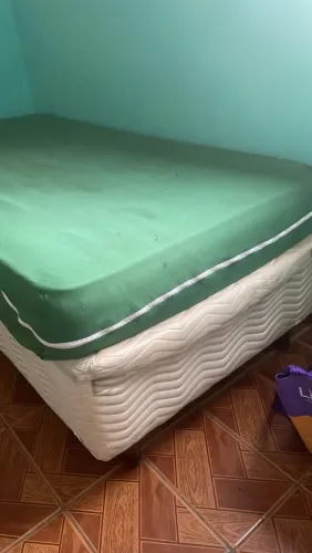 Caba box solteiro com colchão