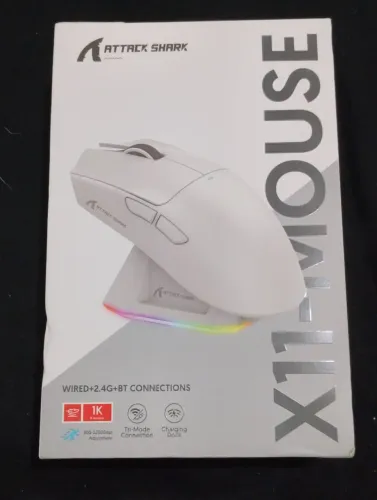 MOUSE ATTACK SHARK X11- NOVO ( PROFISSIONAL)