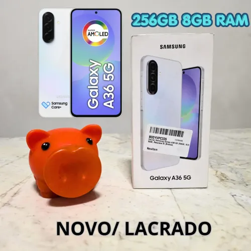 Samsung Galaxy A36 5G 256GB 8GB RAM Novo Lacrado c/ Nota Fiscal Branco