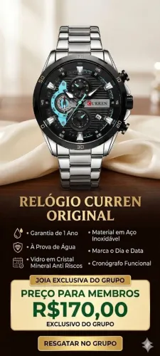 Relógios exclusivos