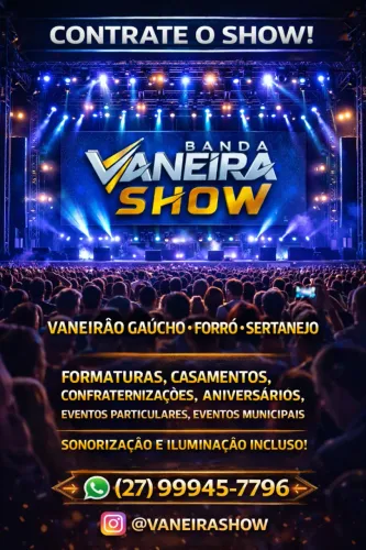 Banda Vaneira Show - Música Ao Vivo para Festas, Eventos e Confraternizações