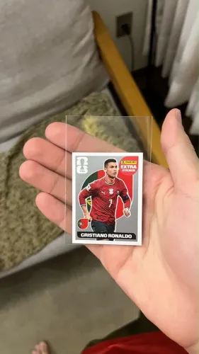 Figurinha Copa do Mundo Cristiano Ronaldo Legend Prata - Extra Sticker