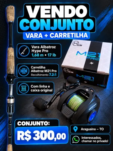 Vendo Conjunto Vara + Carretilha ?