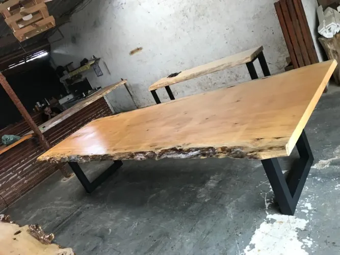 mesas de madeira rustica
