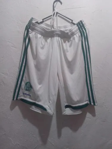 Shorts M Branco Palmeiras Away 2013 - Adidas