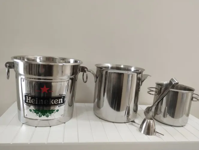 Kit bar inox completo excelente estado