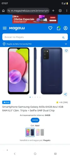 Samsung a03s