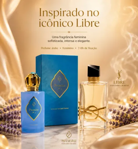 Promise Mawal Perfume Árabe Feminino Inspirado No Libre 