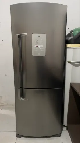 Geladeira Brastemp inox inverse
