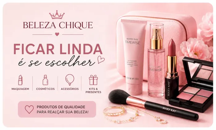 Beleza chique maquiagem e variedades 