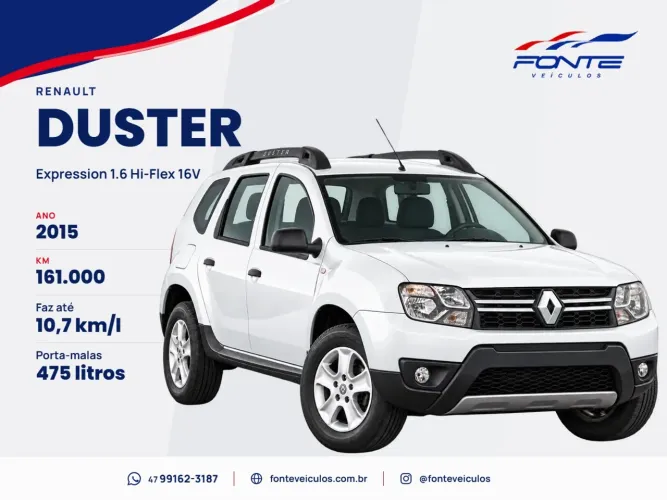 Renault Duster Expression 1.6 Hi-flex 16V Mec. 2015