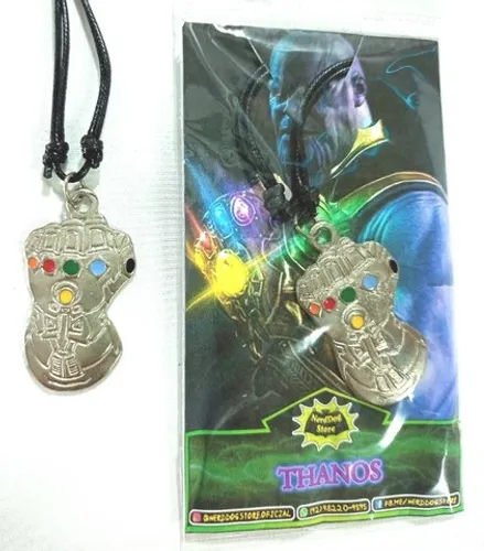 Colar Manopla do Infinito - NerdDog Store Thanos Marvel Vingadores Guerra Infinita Stark