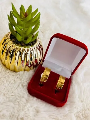 ALIANÇAS EM AÇO INOXIDÁVEL 