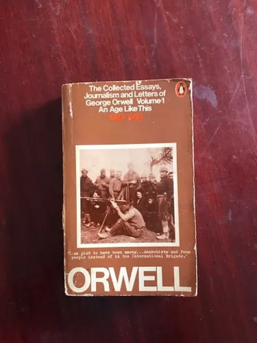 Livro The Collected Essays, Journalism and Letters of George Orwell Vol.1