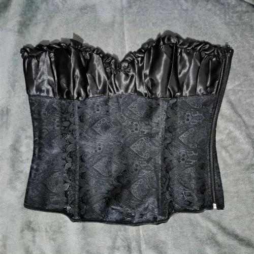 Corset preto rendado