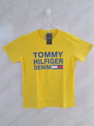 Camiseta Tommy Hilfiger Denim Amarela M