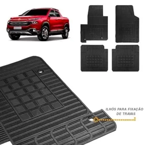 Tapete borracha Fiat Toro