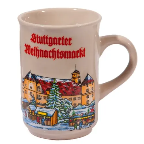 Caneca de colecionador alemã Stuttgarter festa Stuttgart Ferrari Usada Rara