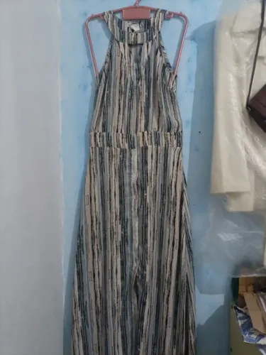 Vestido longo estampado Karina Rabello 38