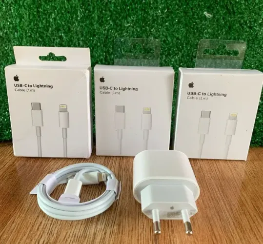 Carregador de iPhone Turbo de 20w Completo - Entrega Grátis