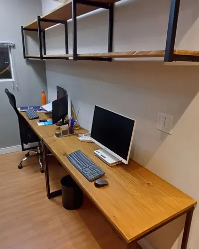 Mesa escritorio / estudos estilo industrial
