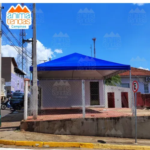 Tenda Galvanizada a Fogo 5x5 Piramidal