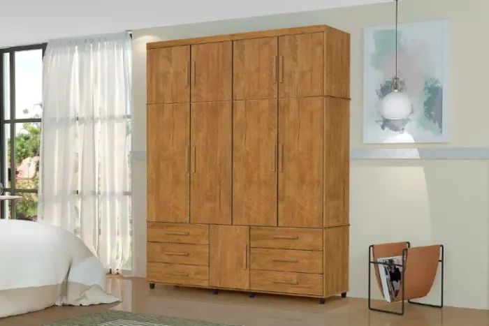 Roupeiro Rubi 4 Portas! Frete e Montagem Grátis.