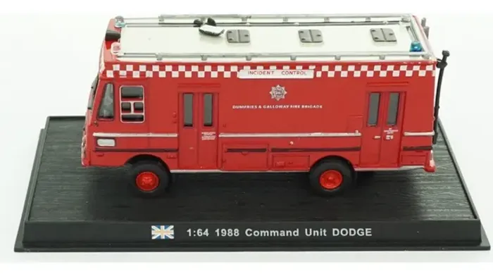 Viaturas De Bombeiro 1988 Command Unit Dodge 1/64 Lc