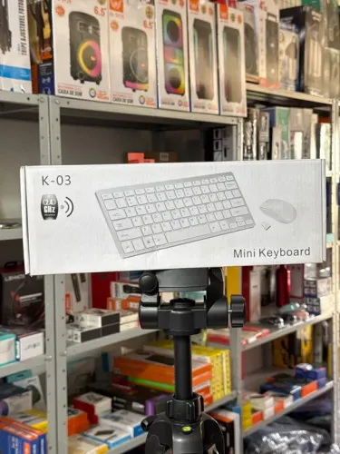 Kit teclado e mouse sem fio