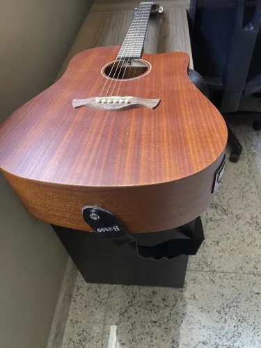 Violão Kansas Gran Reserva Sapele Folk Aço - Elétrico - Impecável!
