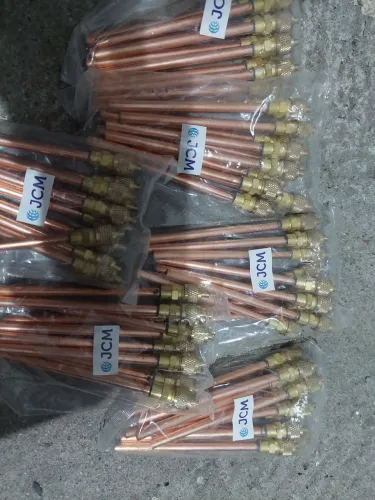 60 un válvula serviço refrigeração schrader 1/4x100mm