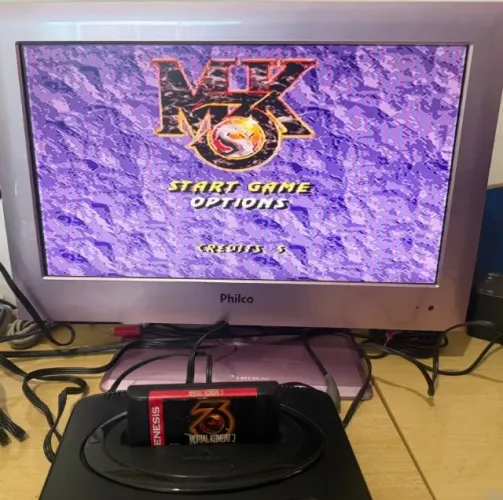 Cartucho Mortal Kombat 3 Jogo Mega Drive Sega Genesis Original