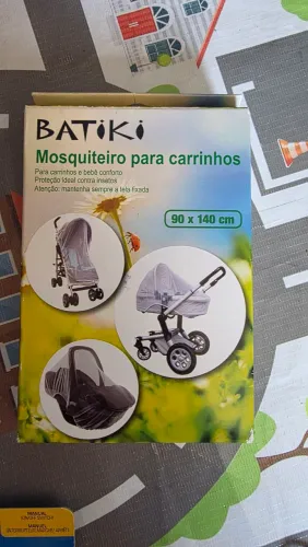 Tela mosqueteiro para carrinho de bebê 
