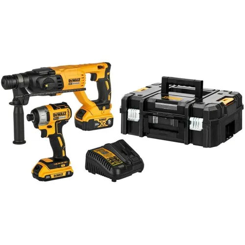 Combo com Martelete SDS Plus e Parafusadeira de Impacto DEWALT-DCK260D1P1T-BR