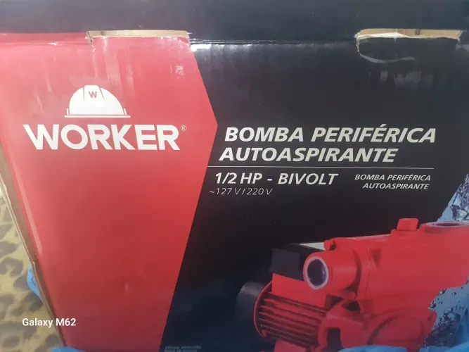 Bomba Periférica Autoaspirante 1/2 HP Bivolt Worker