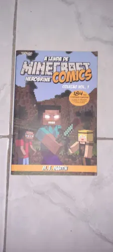 Livro A Lenda de Minecraft Herobrine Comics Volume 1