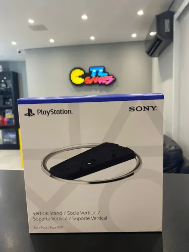 ? Suporte Vertical Oficial PlayStation 5 - Estabilidade e Estilo