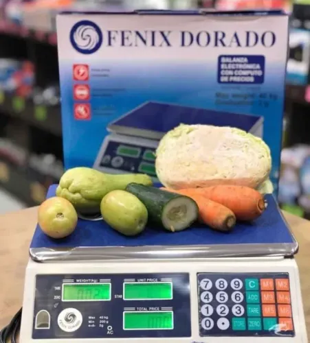 Balança Eletrônica Fenix Dorado 40kg BATERIA GARANTIA 