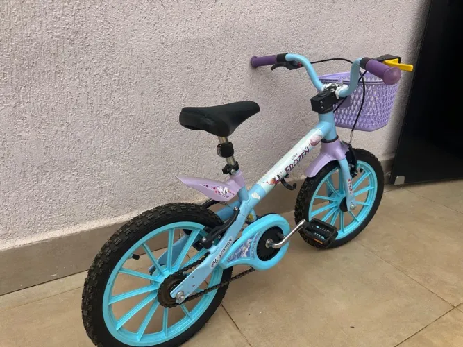 Bicicleta Infantil Frozen + 3 Anos Aro 16 