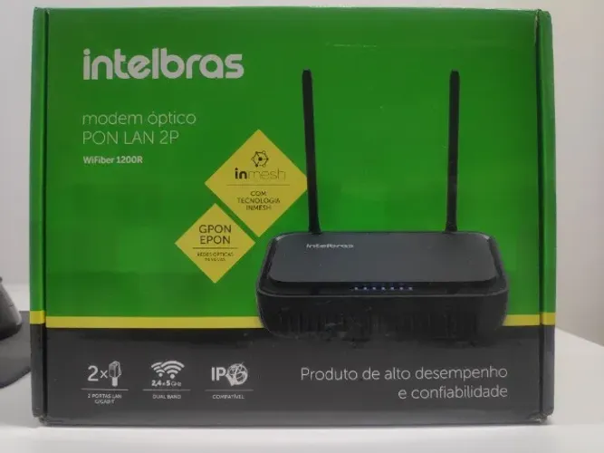 Modem Óptico PON LAN 2P Wi-Fi AC - ONT WiFiber 1200R