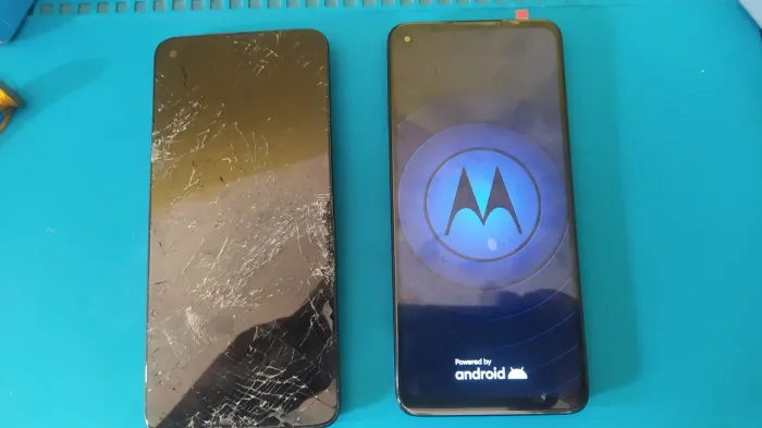 Troca de tela Celular Motorola