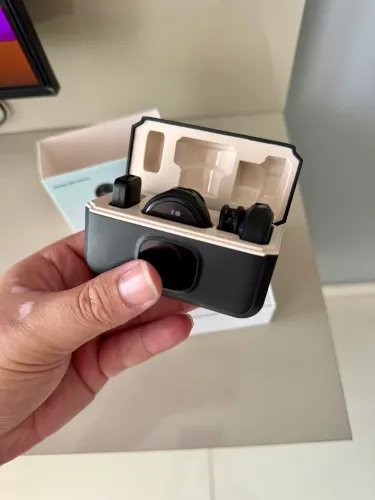 [Novo] Microfone de Lapela sem fio para iPhone/Android