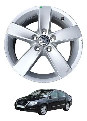 Roda Liga Leve Aro 16 Vw Passat Jetta Golf Bora 2010 2012 Original 4