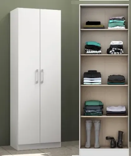Armário utilitário 2 portas Branco NOVO