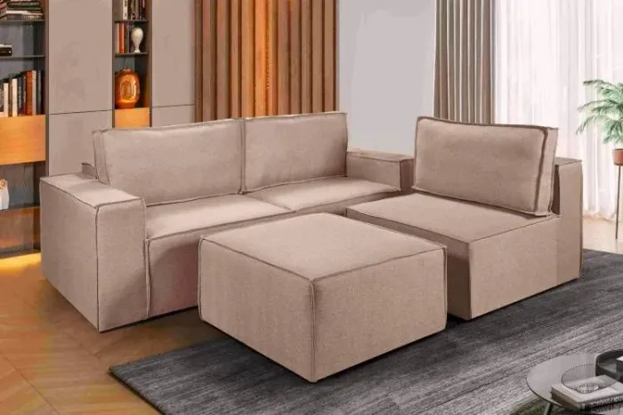 SOFÁ MODULAR SUPER CONFORTO E FUNCIONALIDADE MODELE COMO QUISER SURPREENDA-SE!! 626SR6