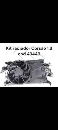 Kit radiador Corsa 1.8 cod 43449
