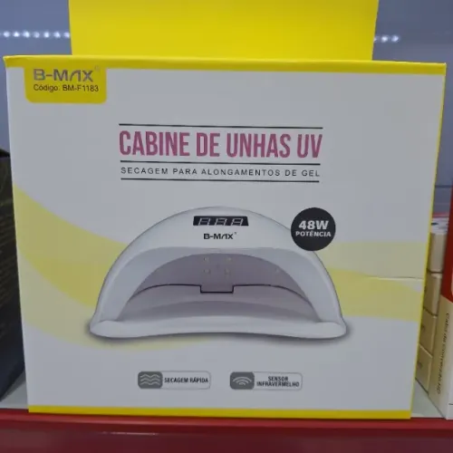 Cabine UV para Secagem de Unhas com Timer 48W