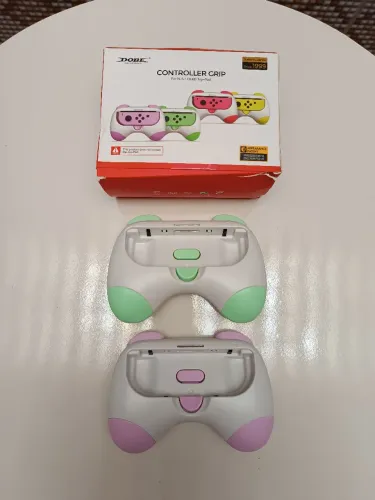 Suporte individual para joy-cons roxo/verde