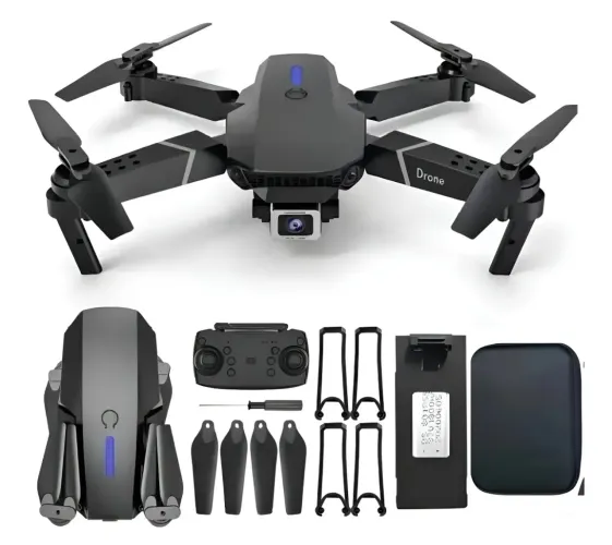 Drone E88 - Wifi para iniciantes + Controle