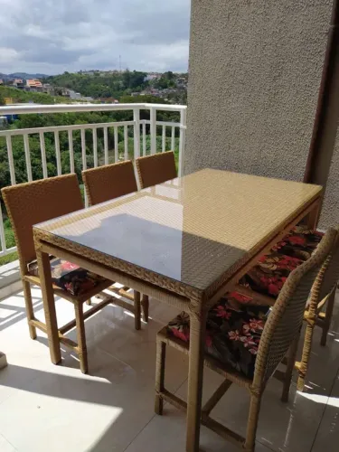 Mesa Área Externa com 6 Cadeiras